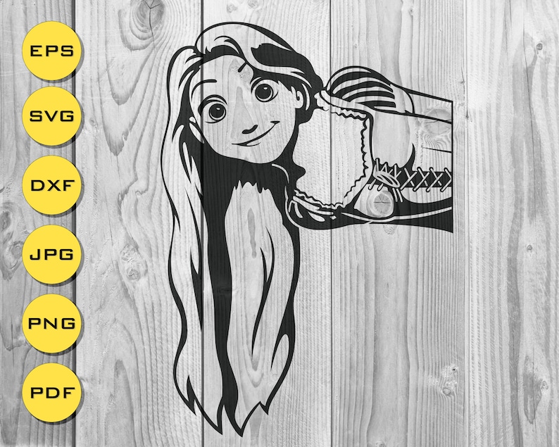 Rapunzel Vector Stencil Princess Cricut Vector SVG DXF PDF Etsy rapunzel-vector-stencil-princess-cricut-vector-svg-dxf-pdf-etsy