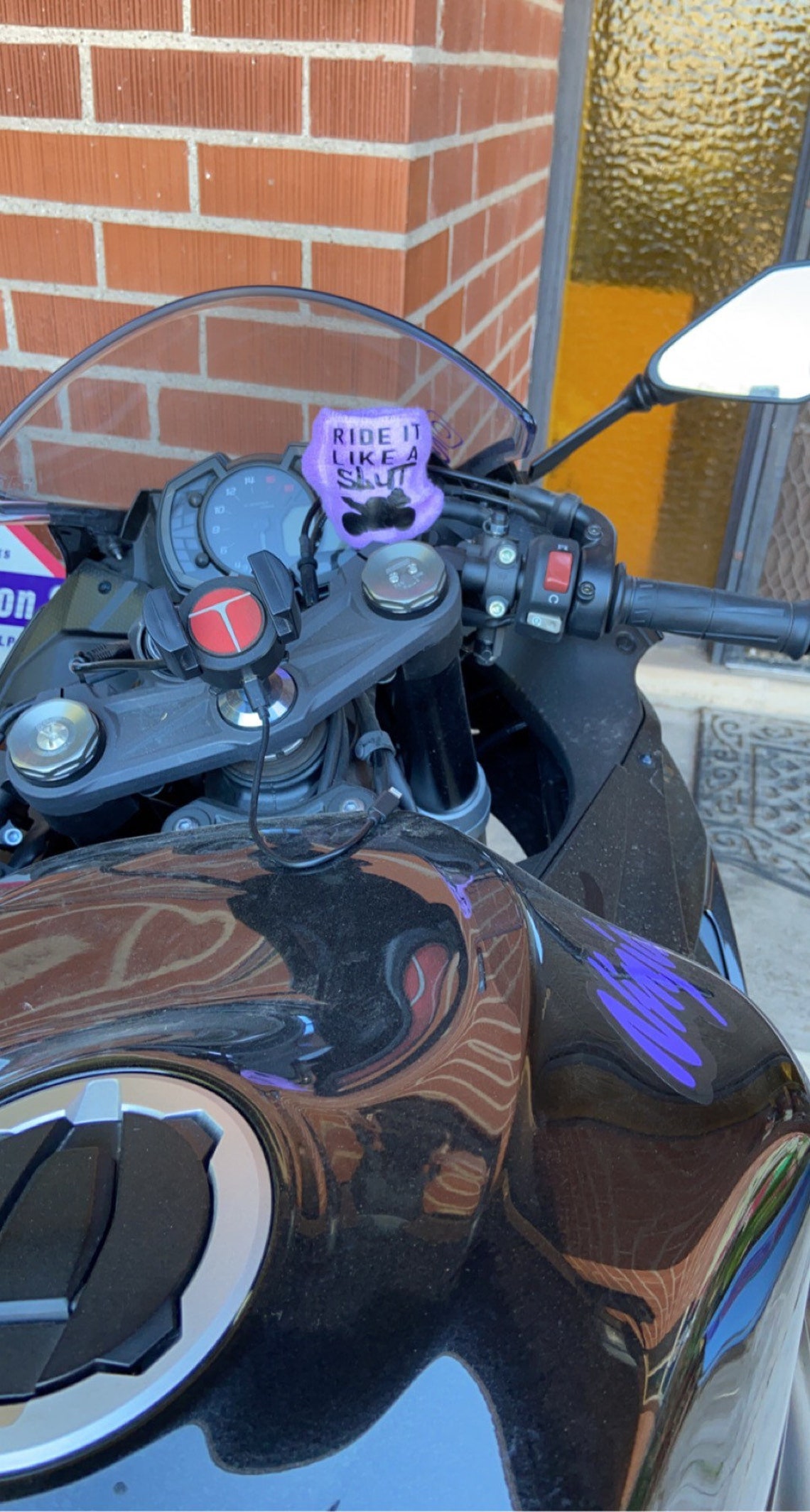 Motorcycle reservoir cover Etsy