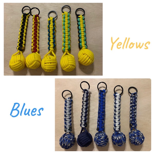 Monkey Fist Keychain- Two Colors
