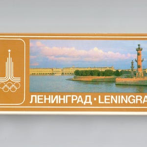 Vintage Leningrad Post Cards Russian Architecture Set of 18 USSR photos 1980
