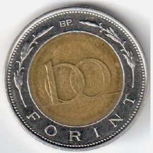 Hungary 100 Forint Coin 1996 - Authentic Vintage Hungarian Currency