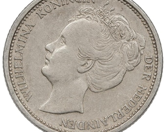 1960年オランダ10セント硬貨 ユリアナ女王 銀冠デザイン - Etsy 日本