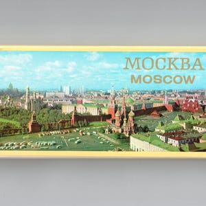 Cartoline d'epoca di Mosca Architettura russa Set di 24 foto dell'URSS 1977 Cartolina fotografica da collezione