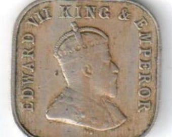 1944年セイロン - 10セント硬貨 - ジョージ6世硬貨 - セイロン