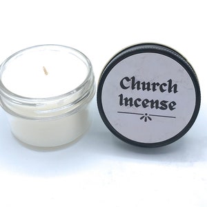 Church Incense | Catholic Scented Candle | Catholic Gift | Mass Candle | Church Candle | Prayer Candle | Pro-life