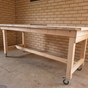 Folding Work Bench Wall Mountable.Build plans Metric AUS image 1