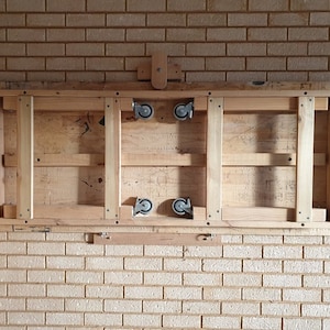 Folding Work Bench Wall Mountable.Build plans Metric AUS image 8