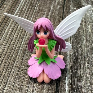 Magical Fairy 3D Bead Topper Only Your Choice Color Green/Purple Fairy