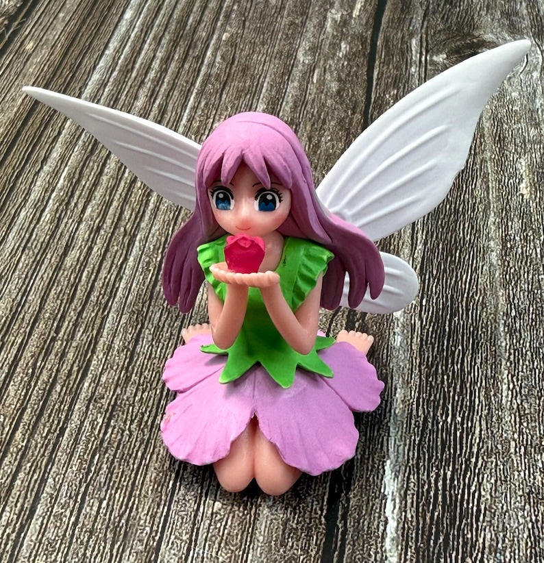 Magical Fairy 3D Bead Topper Only Your Choice Color Green/Purple Fairy