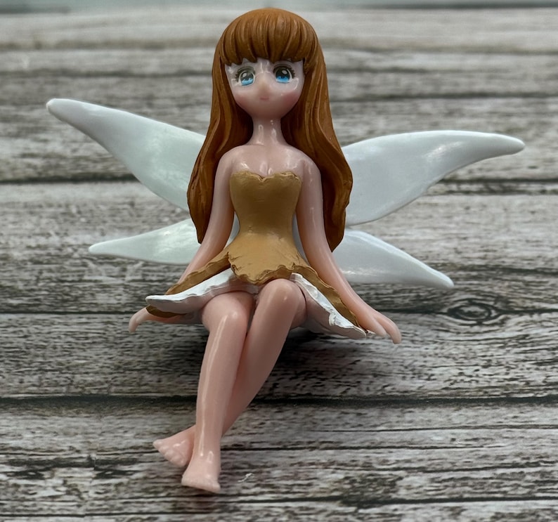 Magical Fairy 3D Bead Topper Only Your Choice Color Brown Dress Fairy