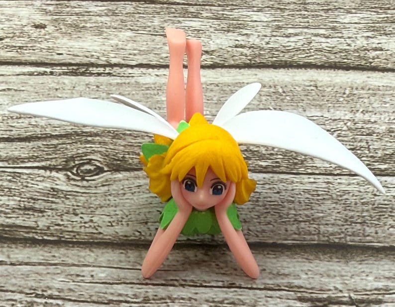 Magical Fairy 3D Bead Topper Only Your Choice Color Yellow laying down