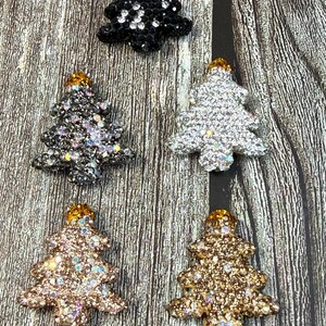 Extra Fancy Sparkly Rhinestone Christmas Tree Beads - Your Color Choice image 3