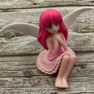 Magical Fairy 3D Bead Topper Only Your Choice Color Pink Hand over Heart