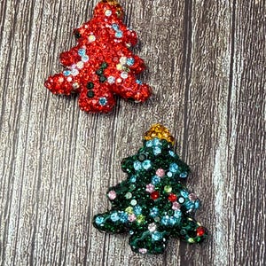Extra Fancy Sparkly Rhinestone Christmas Tree Beads - Your Color Choice image 5