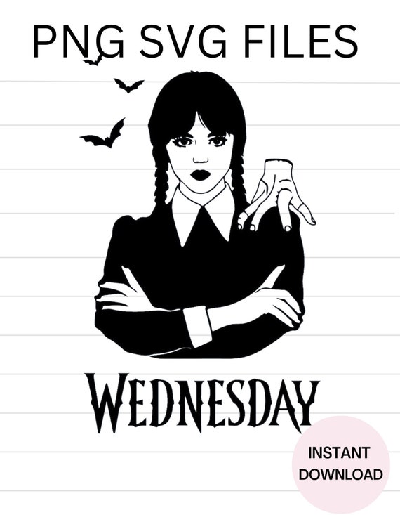 Wednesday Addams Window PNG,Wednesday SVG,Wednesday Png,Wednesday Addams,The Addams Family,Wednesday,Jenna Ortega Silhou White 5XL Tshirt | Shikore