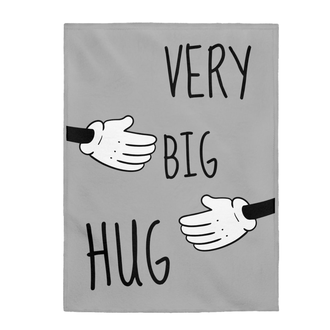 Very Big Hug Blanket Kids Blanket Hug Plush Blanket Etsy