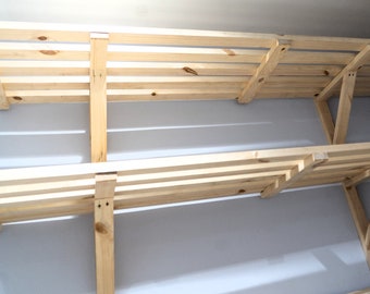 OFERTA ESPECIAL DE ABRIL: Armario de ventilación con estante de listones de madera de 900 x 210 mm (incluye listones laterales) y envío.