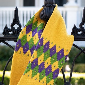 Harlequins Scarf Pattern image 10