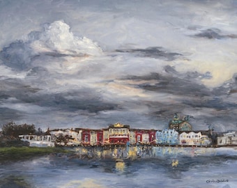Disney World The Boardwalk Resort Canvas Print