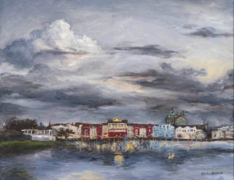 Disney World The Boardwalk Resort Canvas Print
