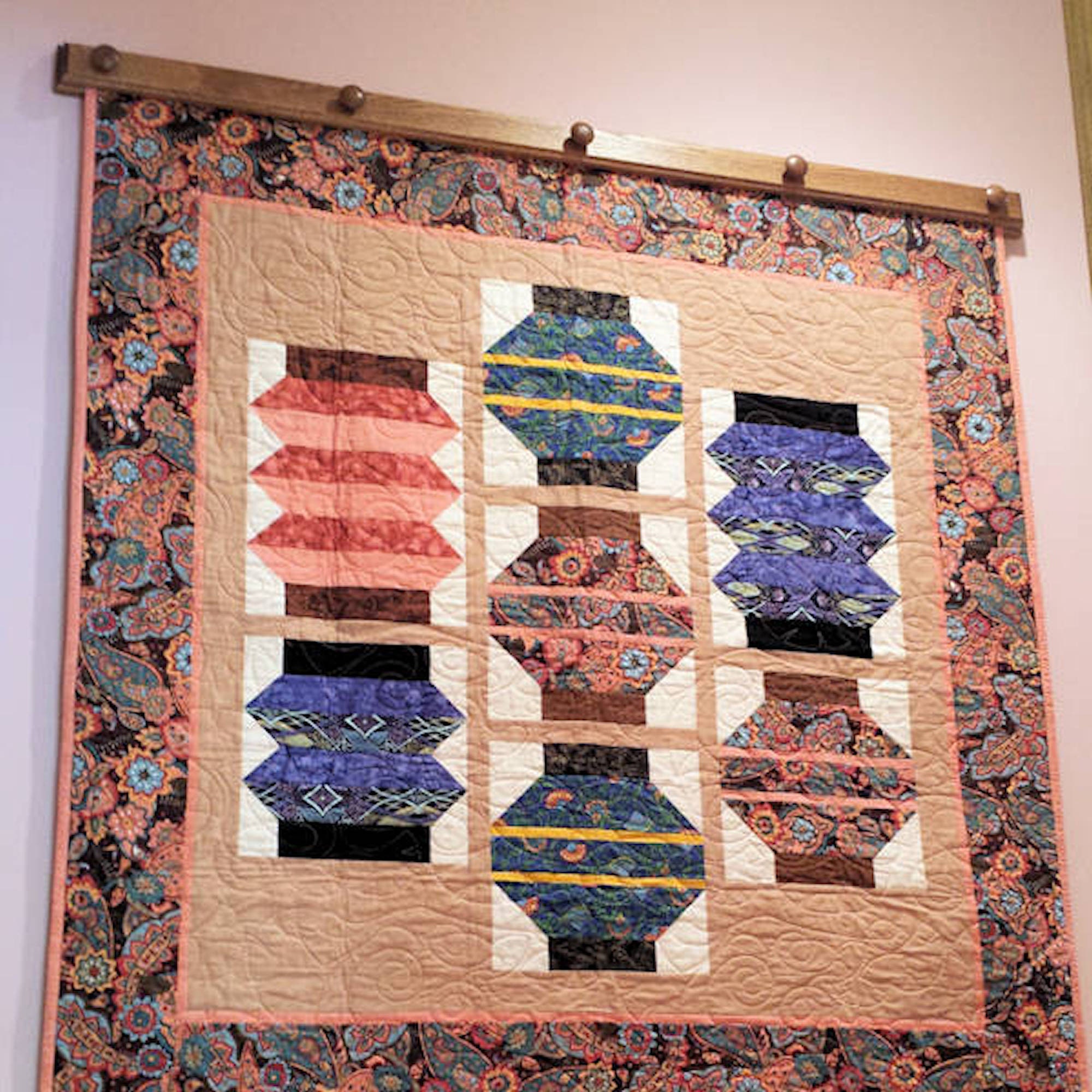 Compression Quilt Hangers 18 to 94 Decorative Etsy