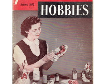 Profitable Hobbies Magazine from August 1950 Interesting Ideas