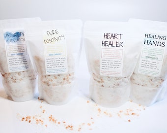 All Natural Bath Salts- Handmade Bath Salts- Salt Bath- Sea Salt Bath