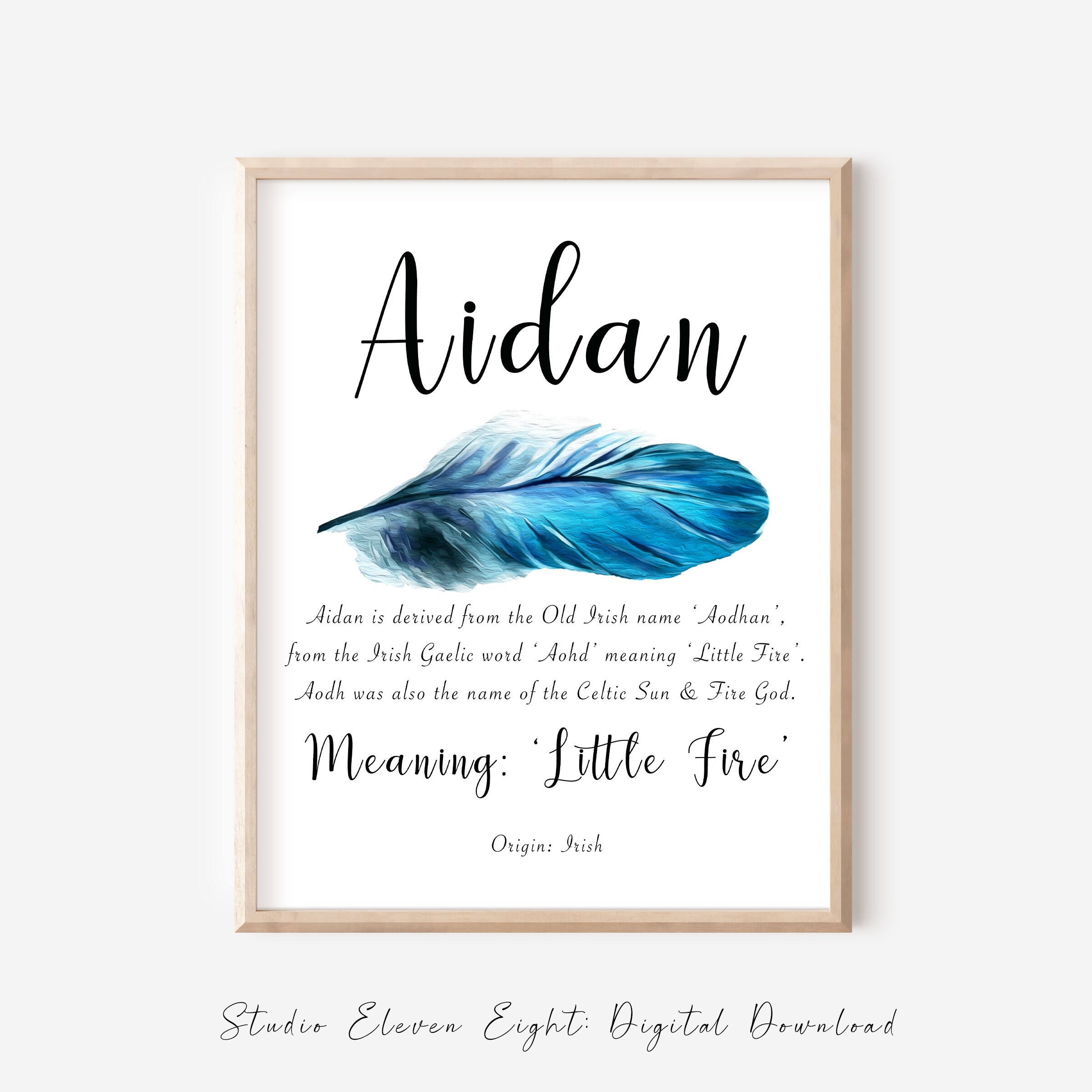 Eidan  Name Art Print