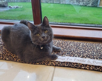 NON-SLIP Cat Window Cushion. Custom Sizes Available. Free Personalisation Option. FIRST Set of Fabrics. Cat Gift. Cat Cushion. Cat Bed.