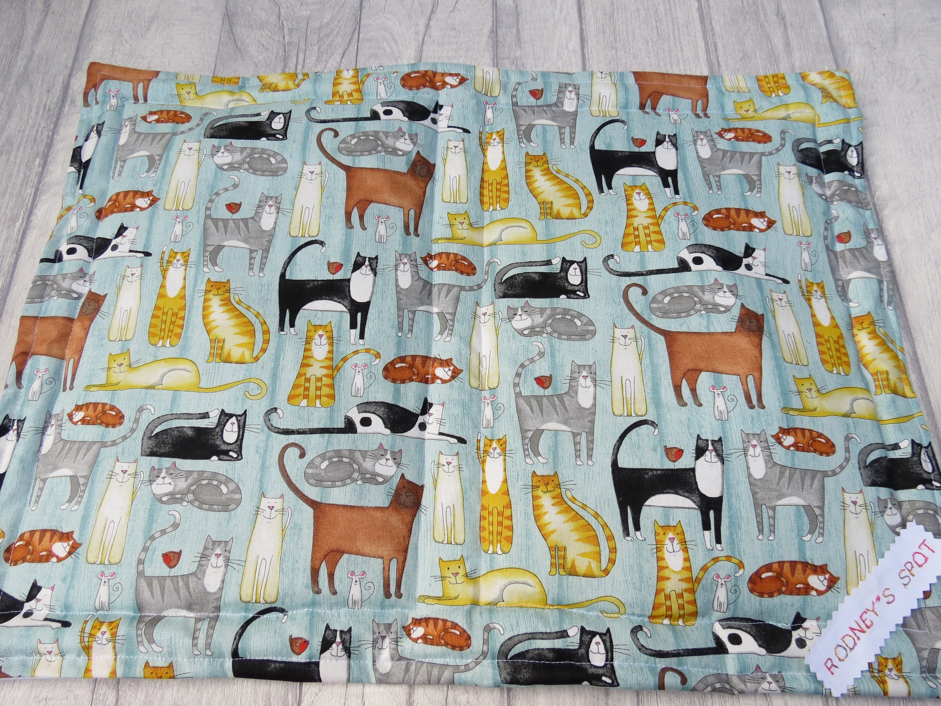 Cat Crinkle Mat Quilted Sleeping Mat Free Personalisation Etsy