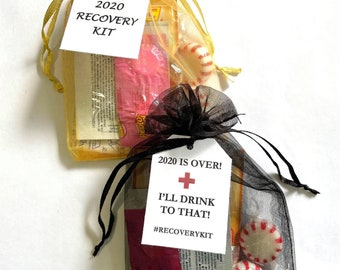 Holiday Party Favors, Holiday Recovery Kit, NYE Recovery Kit, Recovery Kit 2022, New Years Eve Hangover Kits, NYE Party Favors 2023