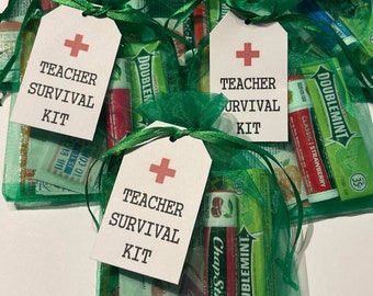 Teacher Survival Kit, Teacher Emergency Kit, Random Teacher Gift, Survival Kit Gift, Distance Learning Favors, Because Virtual Teaching