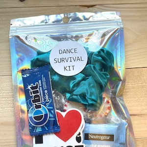 Zestaw przetrwania ULTIMATE Dance, Zestaw przetrwania na zawody taneczne, Prezent dla zespołu tanecznego, Prezent dla tancerza, Prezenty taneczne, Torba szczęścia dla tancerza