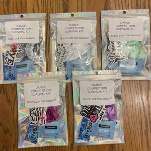 PERSONALIZED Ultimate Dance Survival Kit, Dance Competition Survival ...