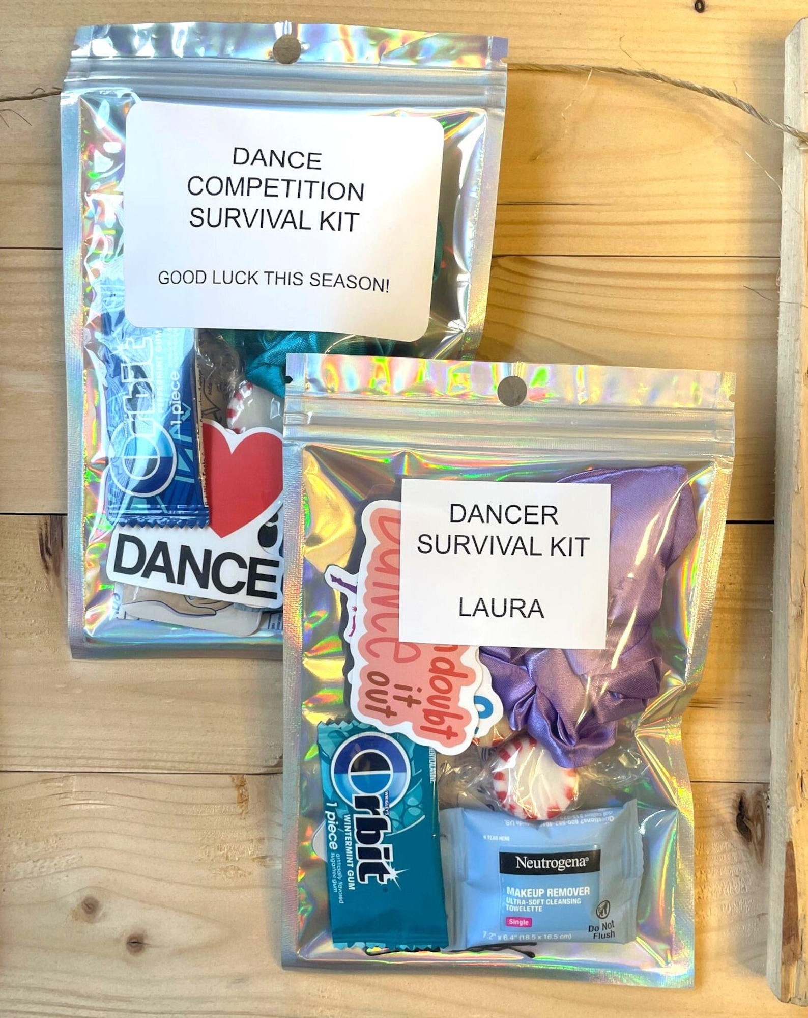 PERSONALIZED Ultimate Dance Survival Kit, Dance Competition Survival ...