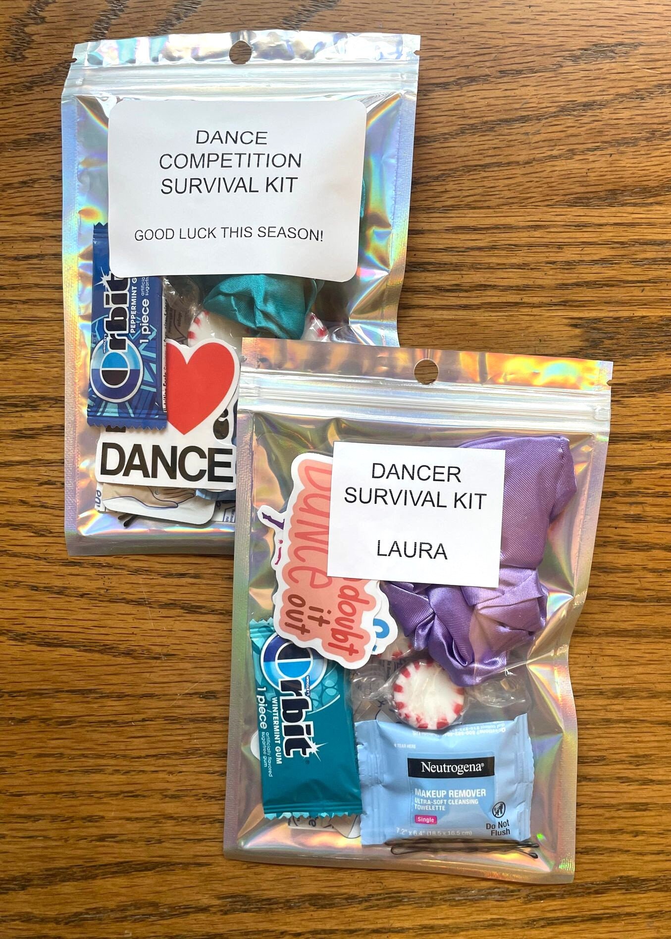 PERSONALIZED Ultimate Dance Survival Kit, Dance Competition Survival ...