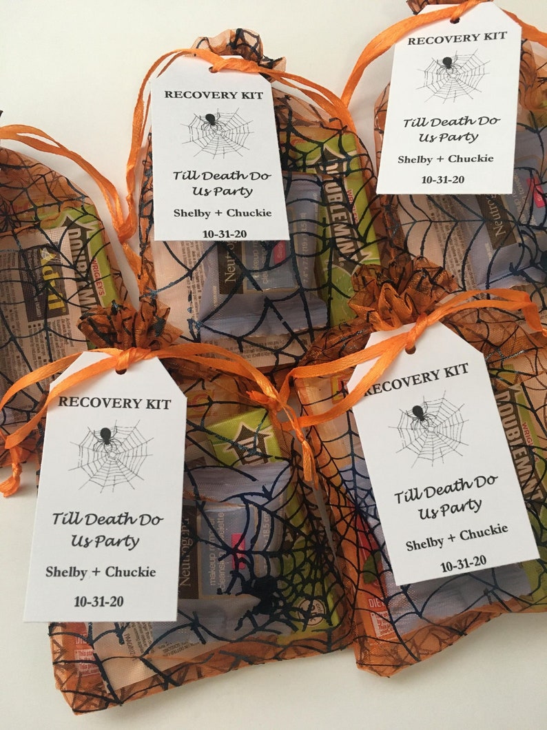 Ideas For Halloween Wedding Favors, Halloween Hangover Kit