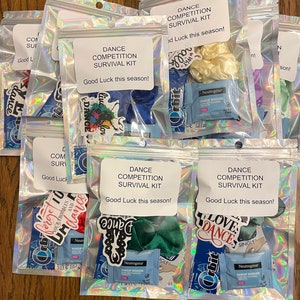 PERSONALIZED Ultimate Dance Survival Kit, Dance Competition Survival ...