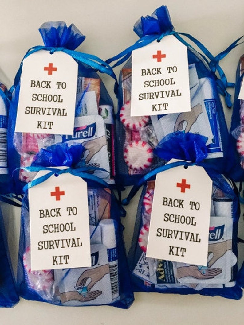 Printable high school survival kit tags high school tags etsy