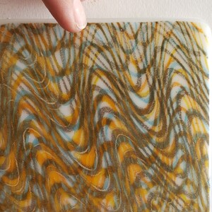 Handmade glass coaster