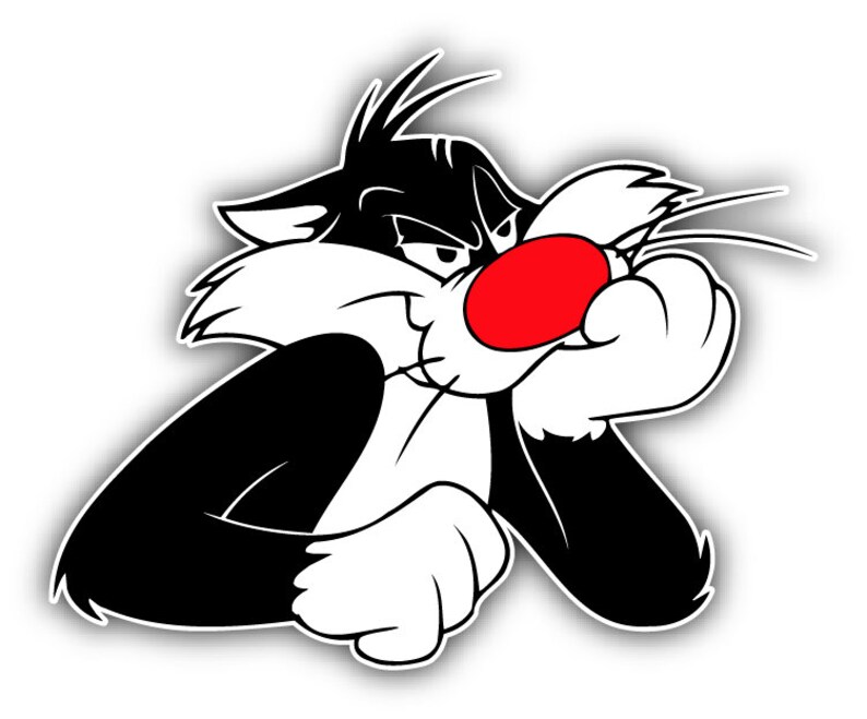 Patterned Cat Face Animal Car Bumper Sticker Decal 3/'/' 5/'/' or 6/'/'