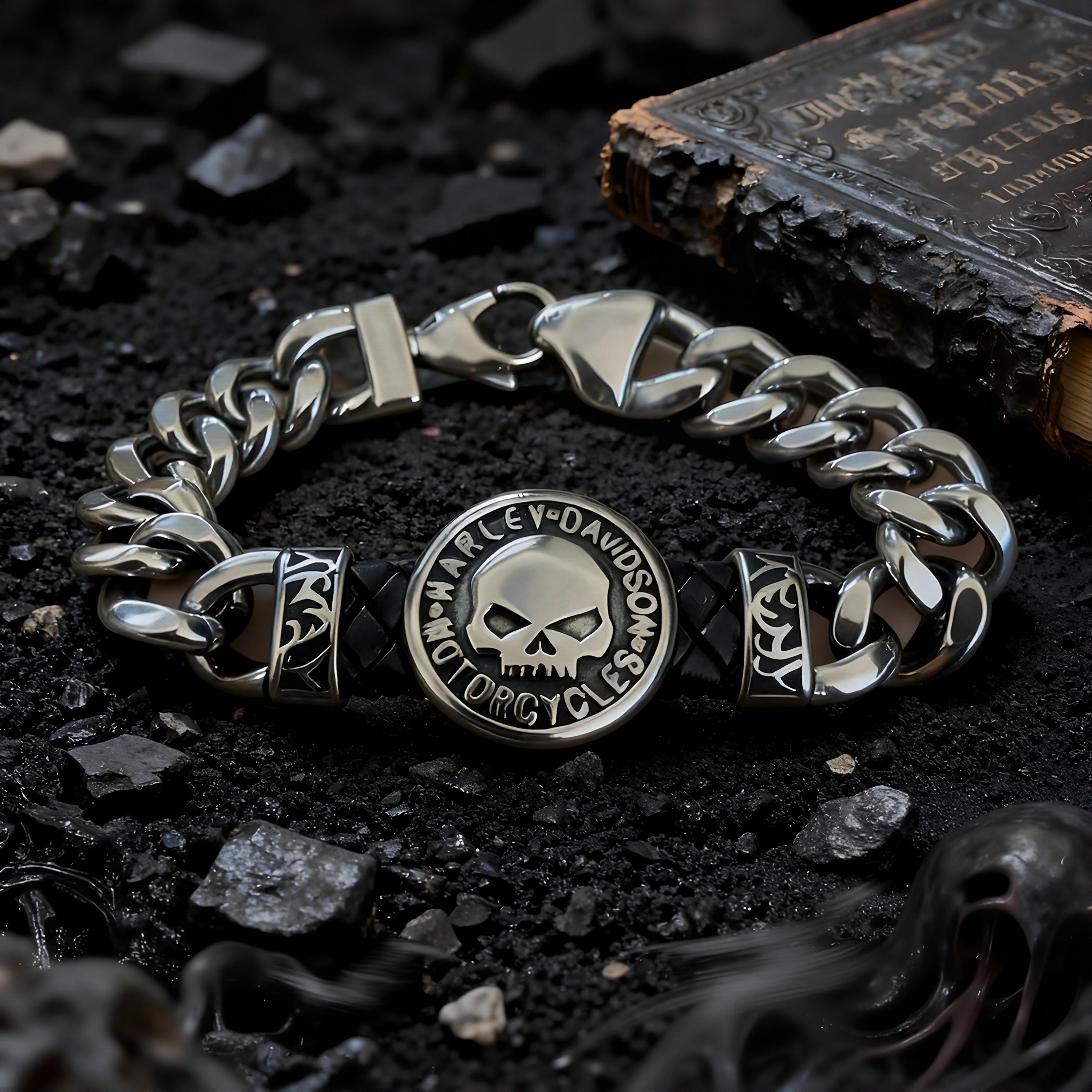 Harley davidson bracelet - Etsy 日本