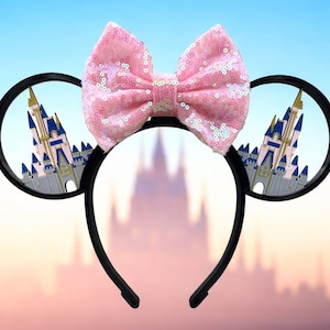 Interchangeable Disney World Castle Ears, Mickey Ears, Minnie Ears, Mouse Ears