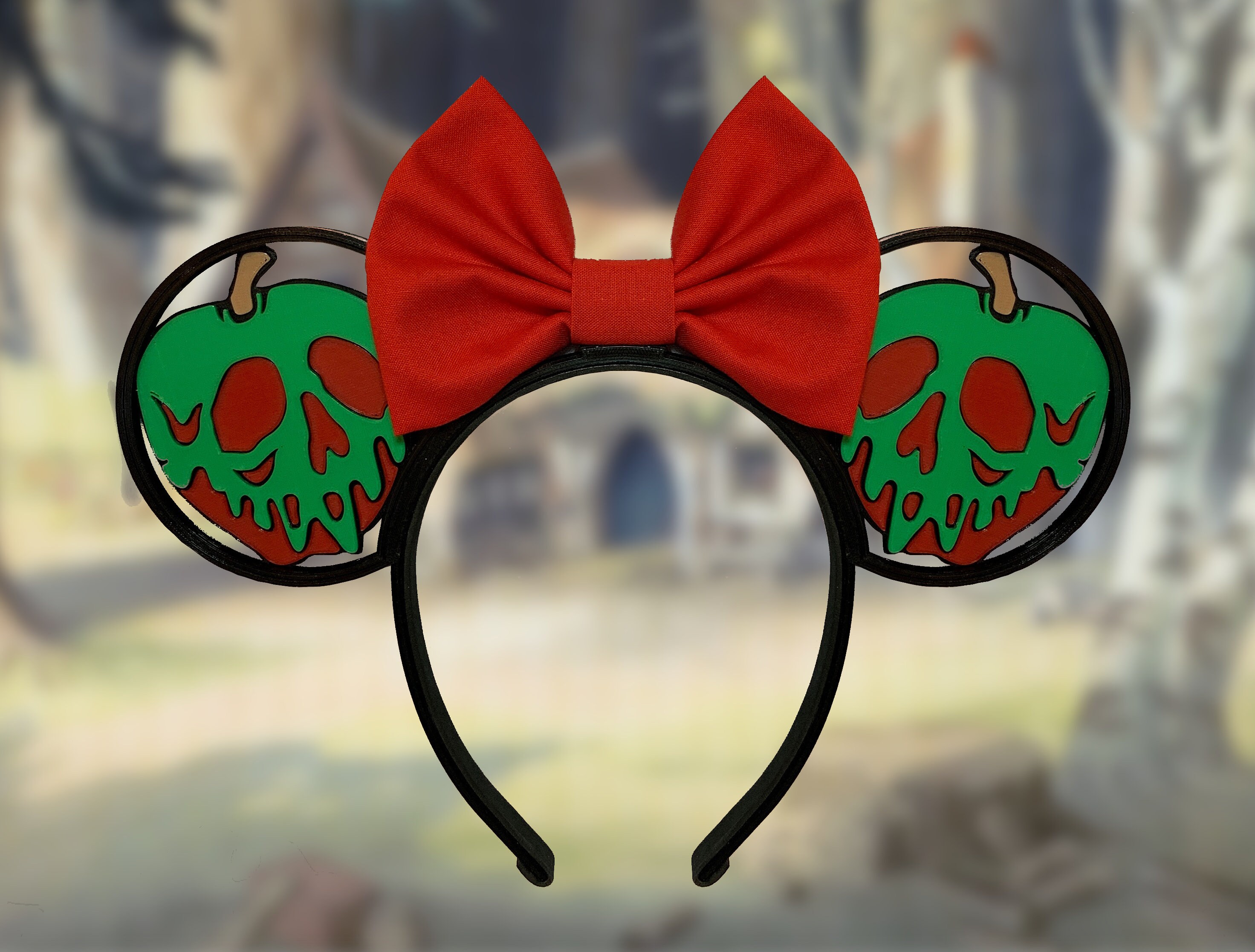 Interchangeable Poison Apple Ears, Snow White Ears, Mirror Ears, Disn…