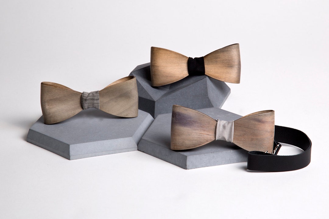 Wood Bow Tie Fun Bow Tie Wedding Gift Groomsmen Gift Dad Gift Gift for