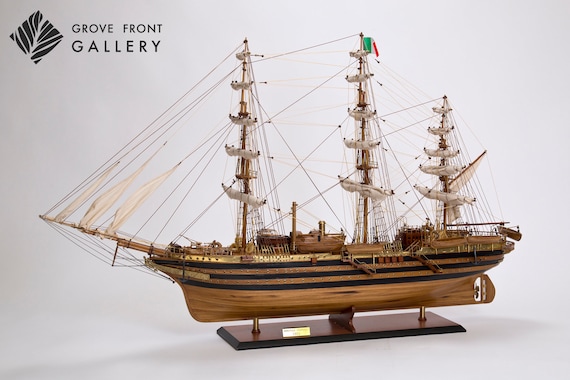 Amerigo Vespucci 1931 / Fatto a mano / Modello di nave / Nave alta