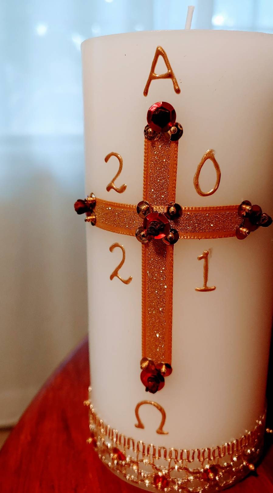 Paschal Candle Catholic Easter 1 Etsy