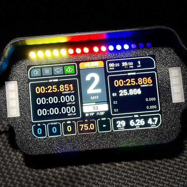 Sim Racing Dashboard/DDU 5 inch Chimaera Racing CR-5 Pro