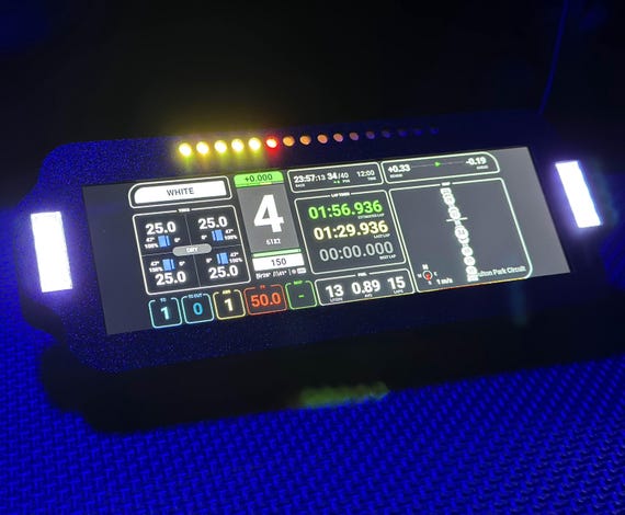 Sim Racing Dashboard/ddu 7.85 Inch Chimaera Racing CR-7 Widescreen