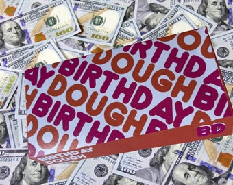 Birthday Dough Money Box